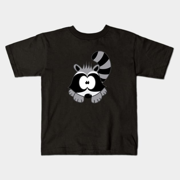 raccoon Kids T-Shirt by Namarqueza